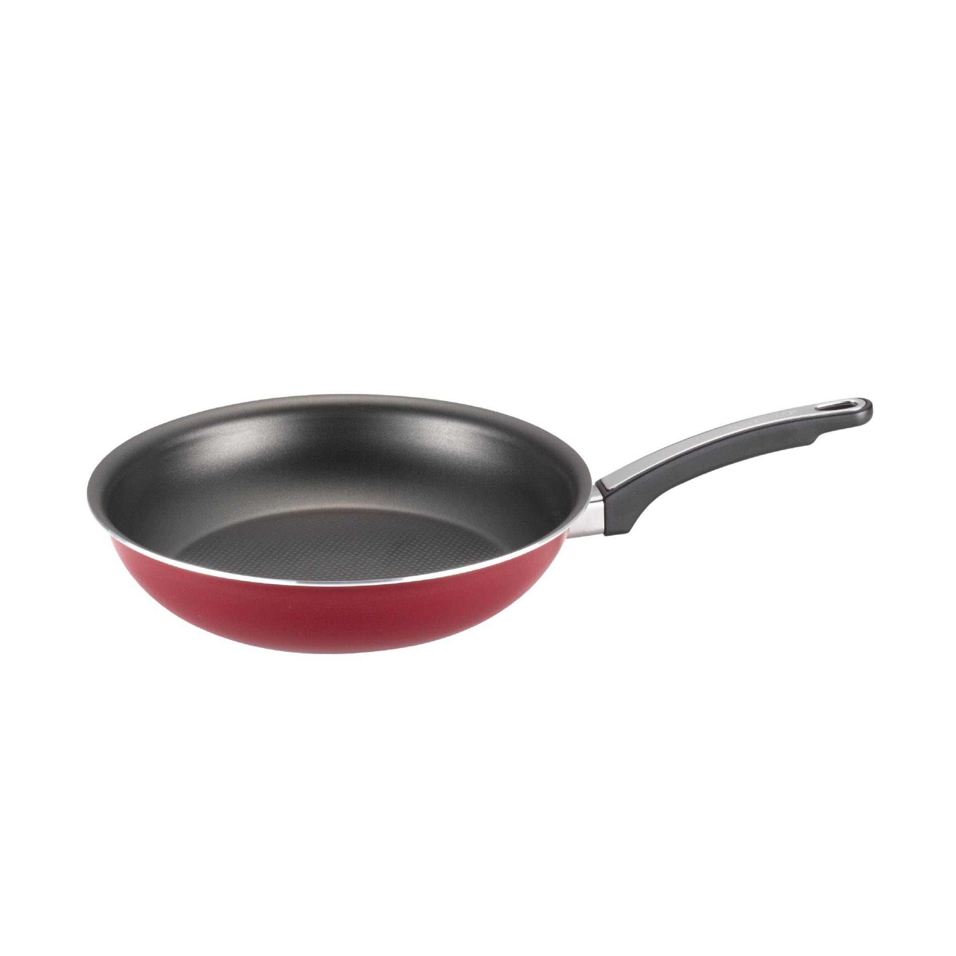 Farberware Dishwasher Safe High Performance Nonstick 12-Inch Open Skillet  Red