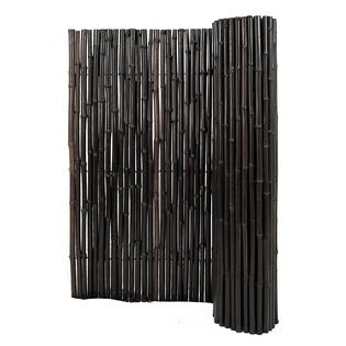 Backyard X-Scapes Mahogany Rolled Bamboo Fencing - 1 in. D ...