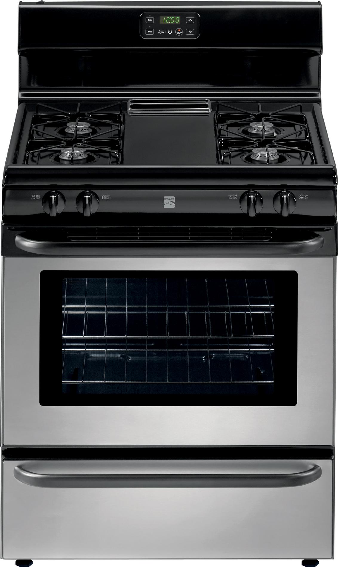 Kenmore 4.2 cu. ft. Freestanding Gas Range w/ Broil & Serve Drawer - Stainless Steel