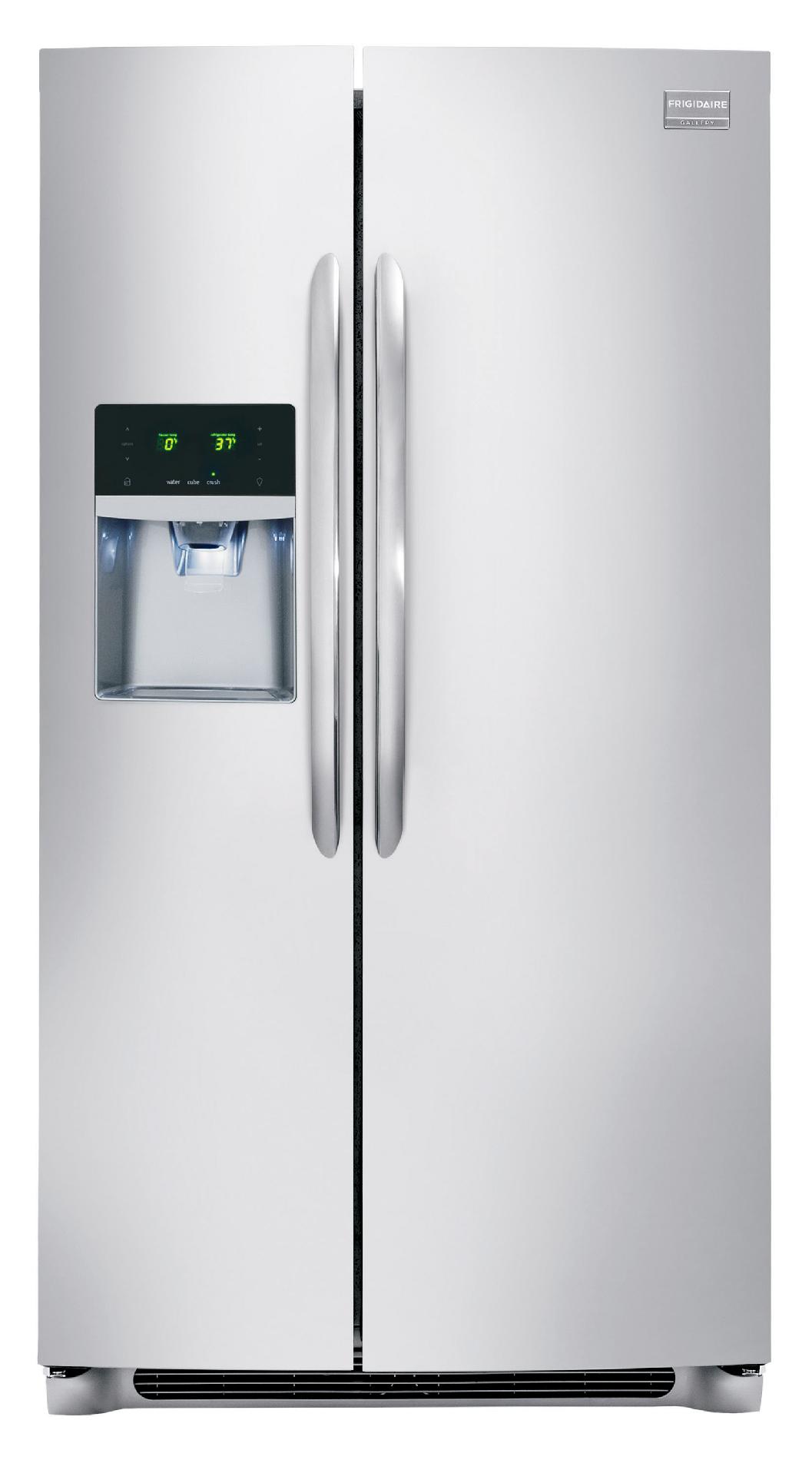 Frigidaire Gallery 22.6 cu. ft. Counter-Depth Side-by-Side Refrigerator - Stainless Steel