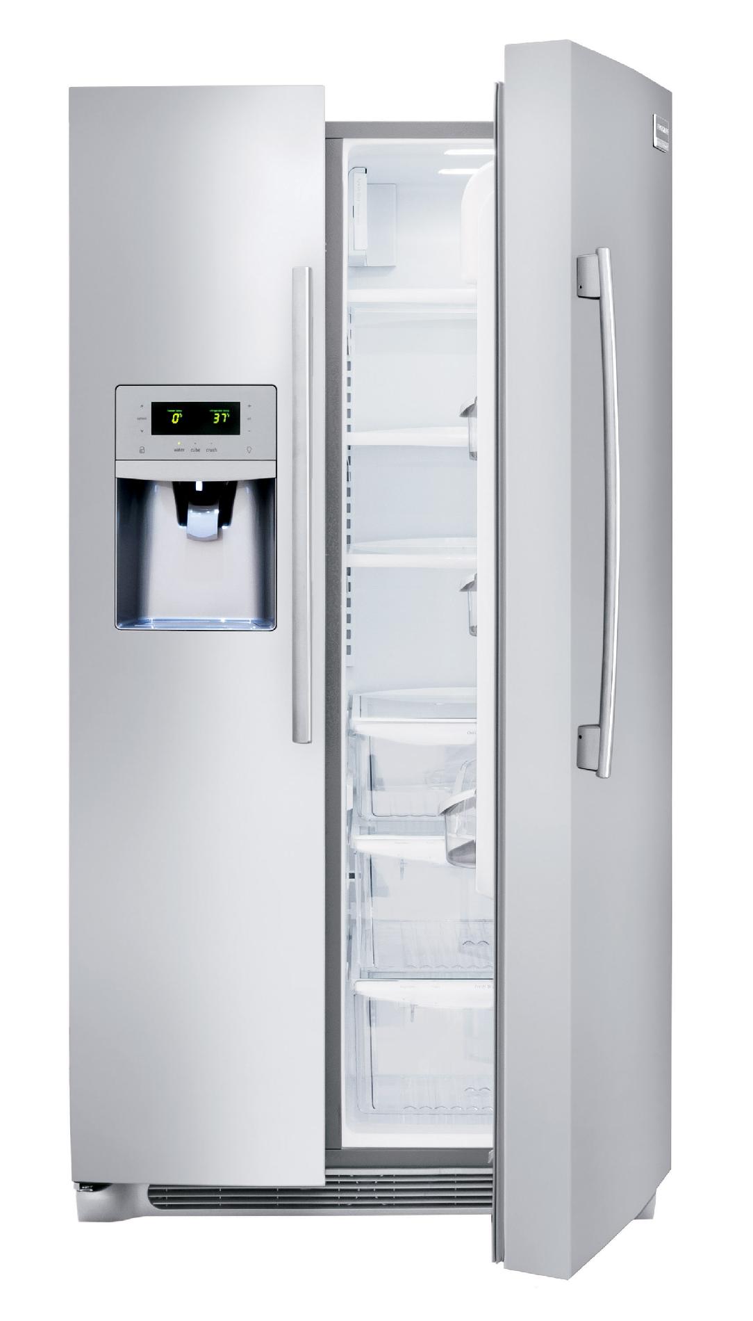 side frigidaire cu depth counter ft professional refrigerator stainless steel zoom sears