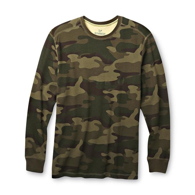 Outdoor Life Men's Big & Tall Thermal LongSleeve TShirt Camouflage