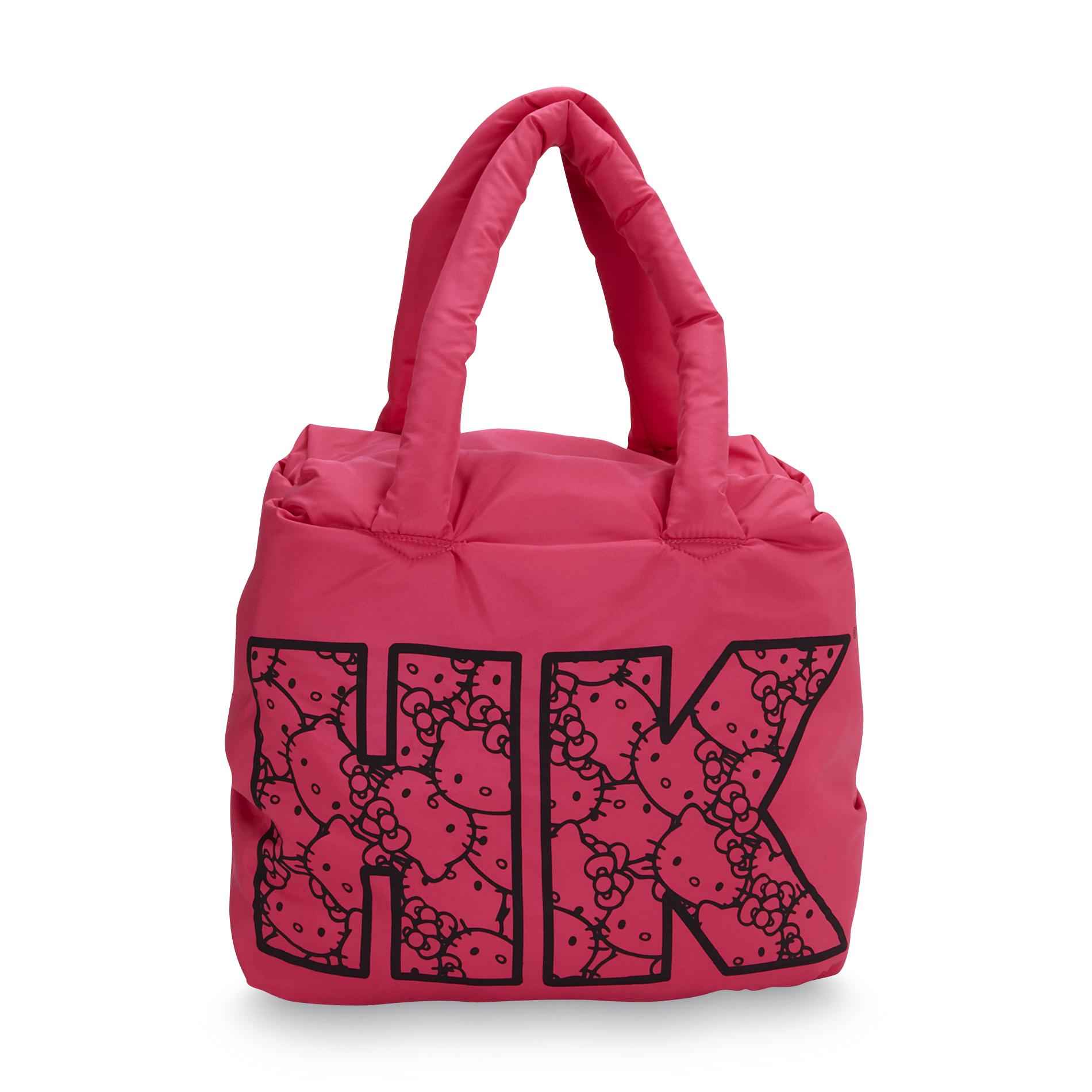 Sanrio Hello Kitty Women's Puffy Tote Bag Pink Pink Hello Kitty Purse