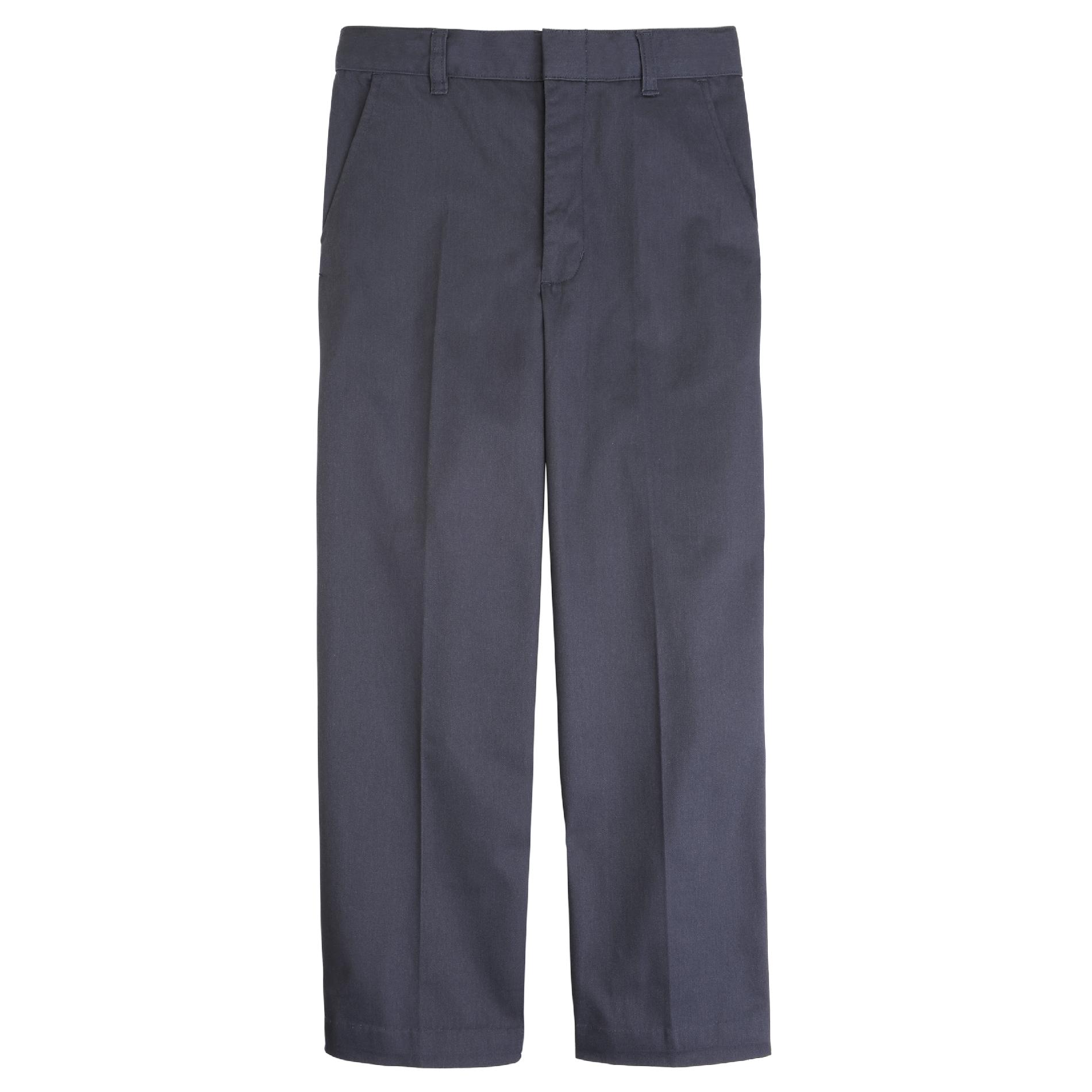 Boys 4-20 Adjustable Waist Double-Knee Pant (Modern Fit) Gray