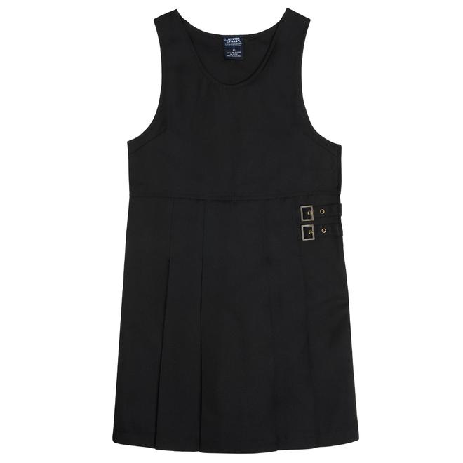 At School by French Toast TwinBuckle Tab Jumper (Black) Clothing