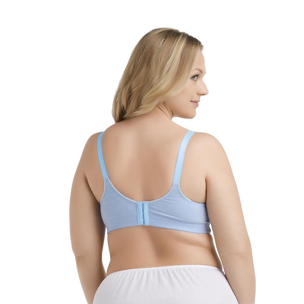 Women's Plus Soft Cup Bra With Lace Insert