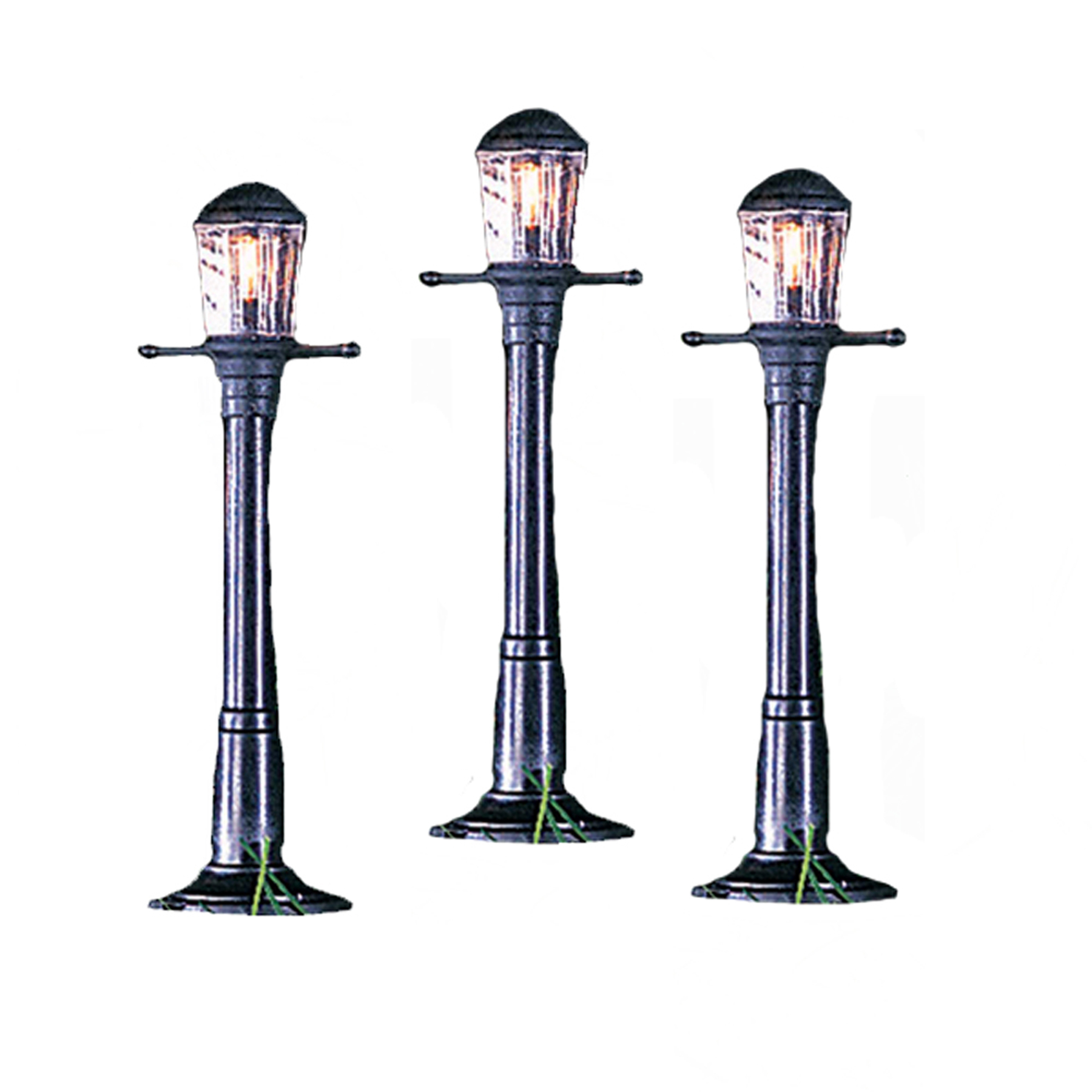 10-Light Lamp Post Light Set
