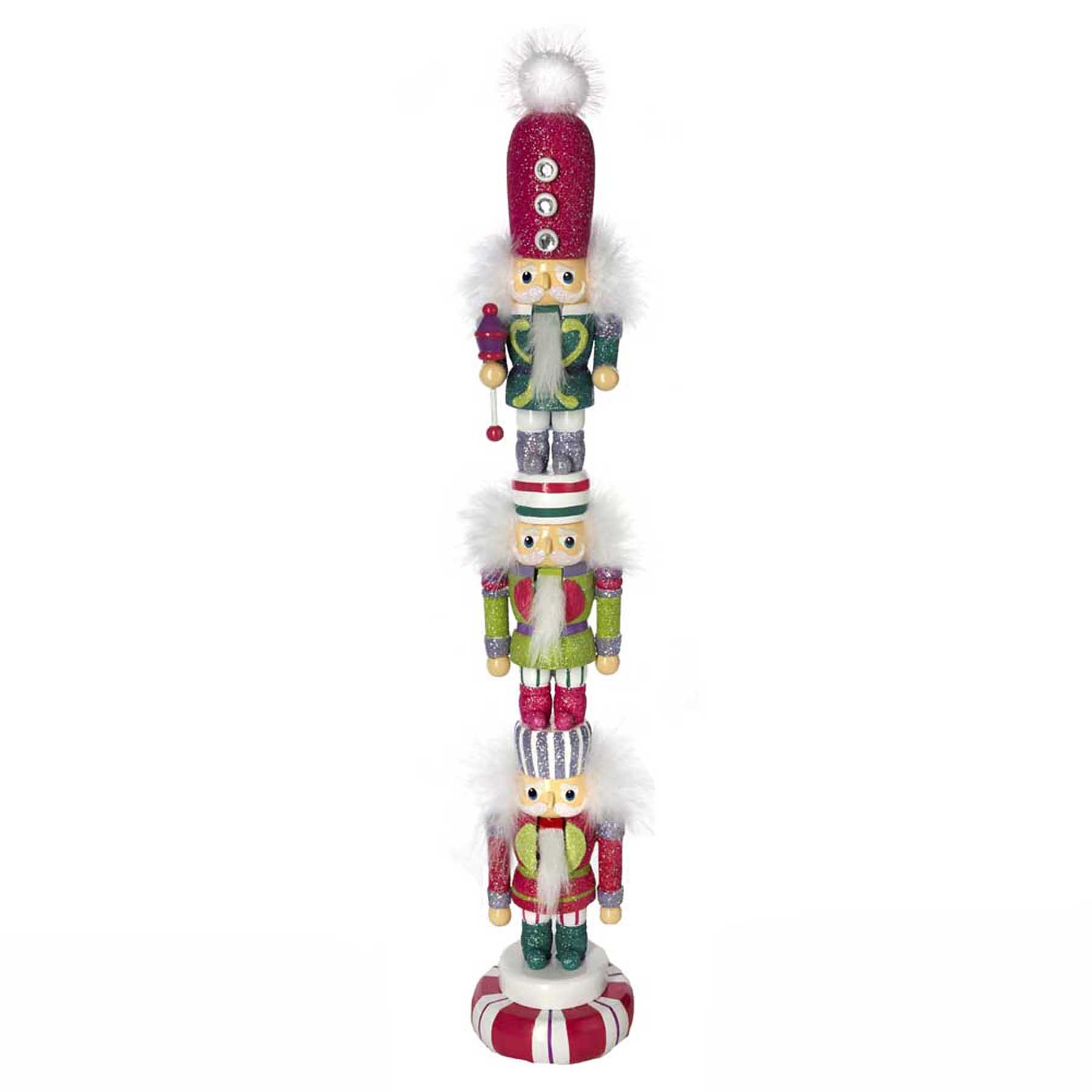 21" Hollywood Trendy Stacked Nutcrackers
