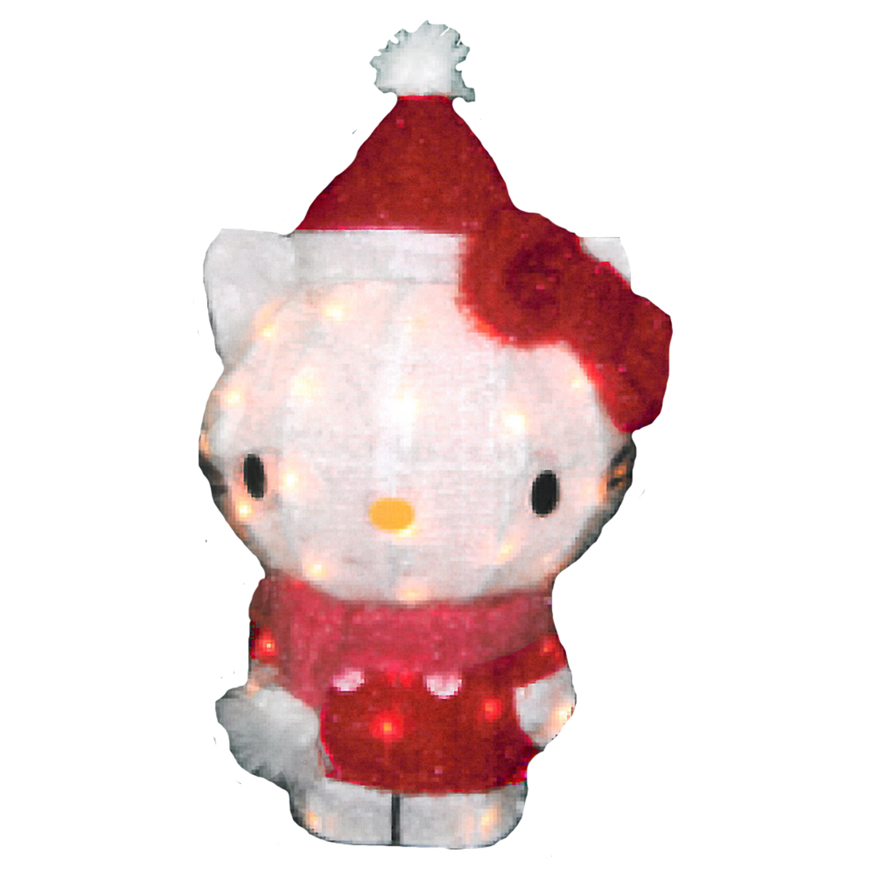28" 50-Light Soft Tinsel Hello Kitty Light