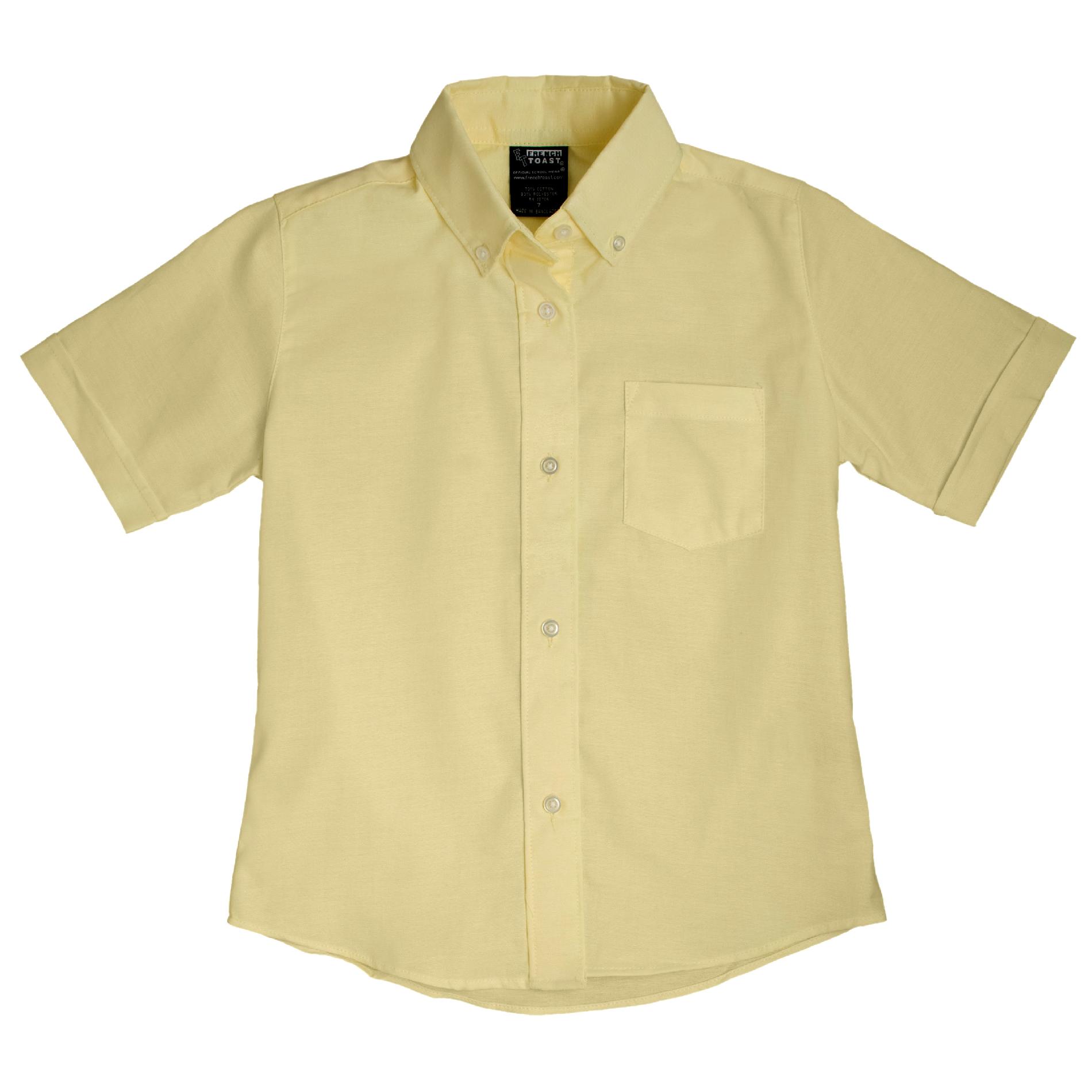 At School by French Toast Short Sleeve Oxford Shirt Clothing, Shoes