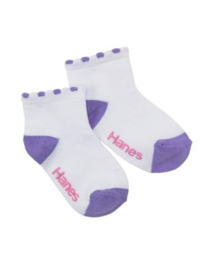 Girls' Infant Toddler Ankle Socks 6-Pack
