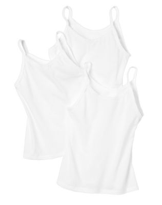 Toddler Girls' TAGLESS Camisole 3-Pack
