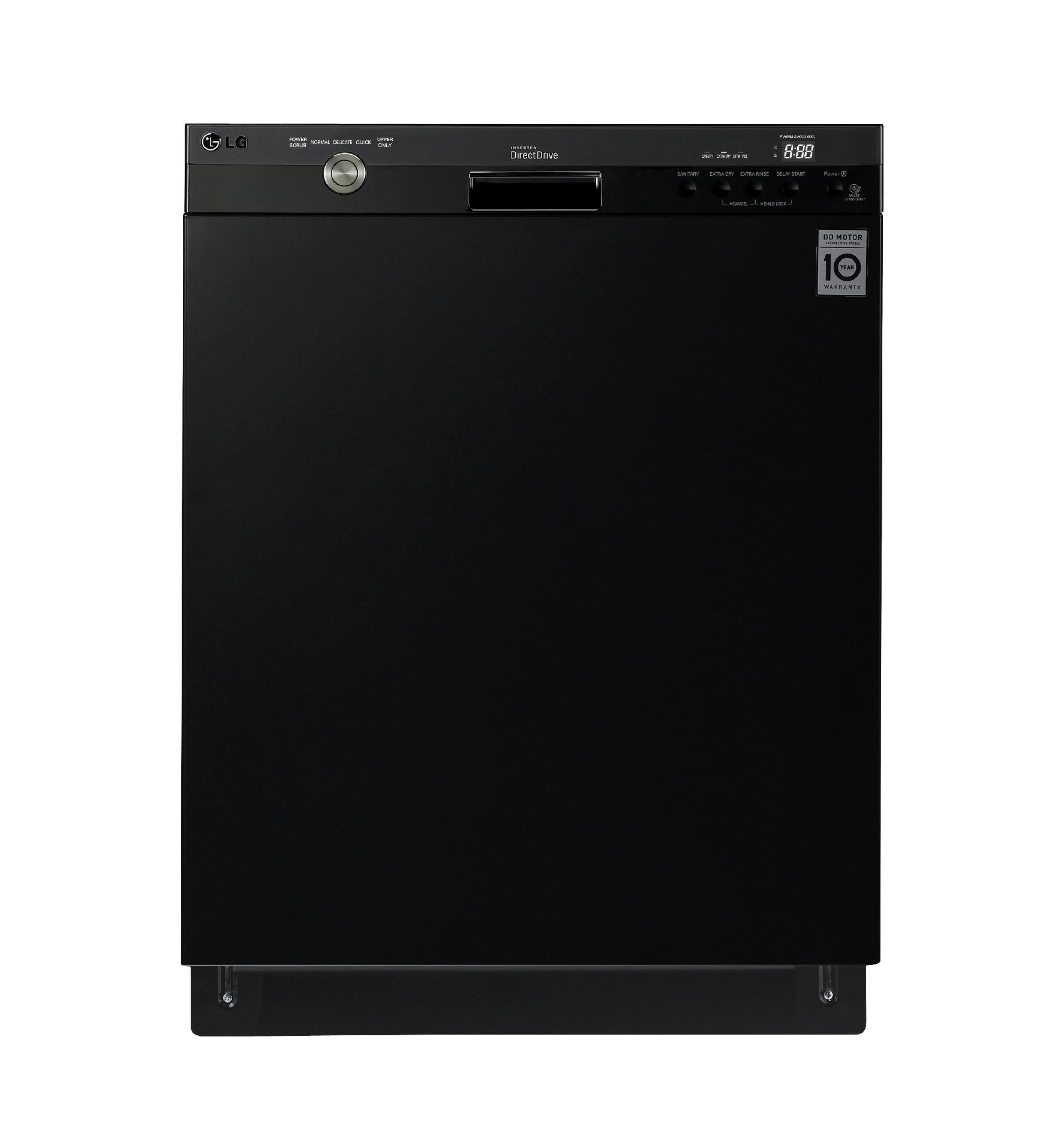 449.99 LG 24" BuiltIn Dishwasher w/ EasyRack Plus System Black