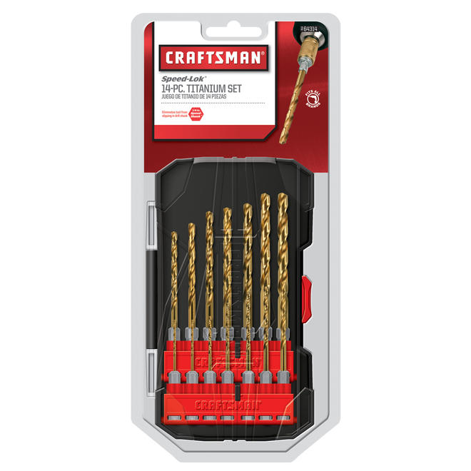 Craftsman 64314 14pc Titanium Drill Bit Set Sears Outlet