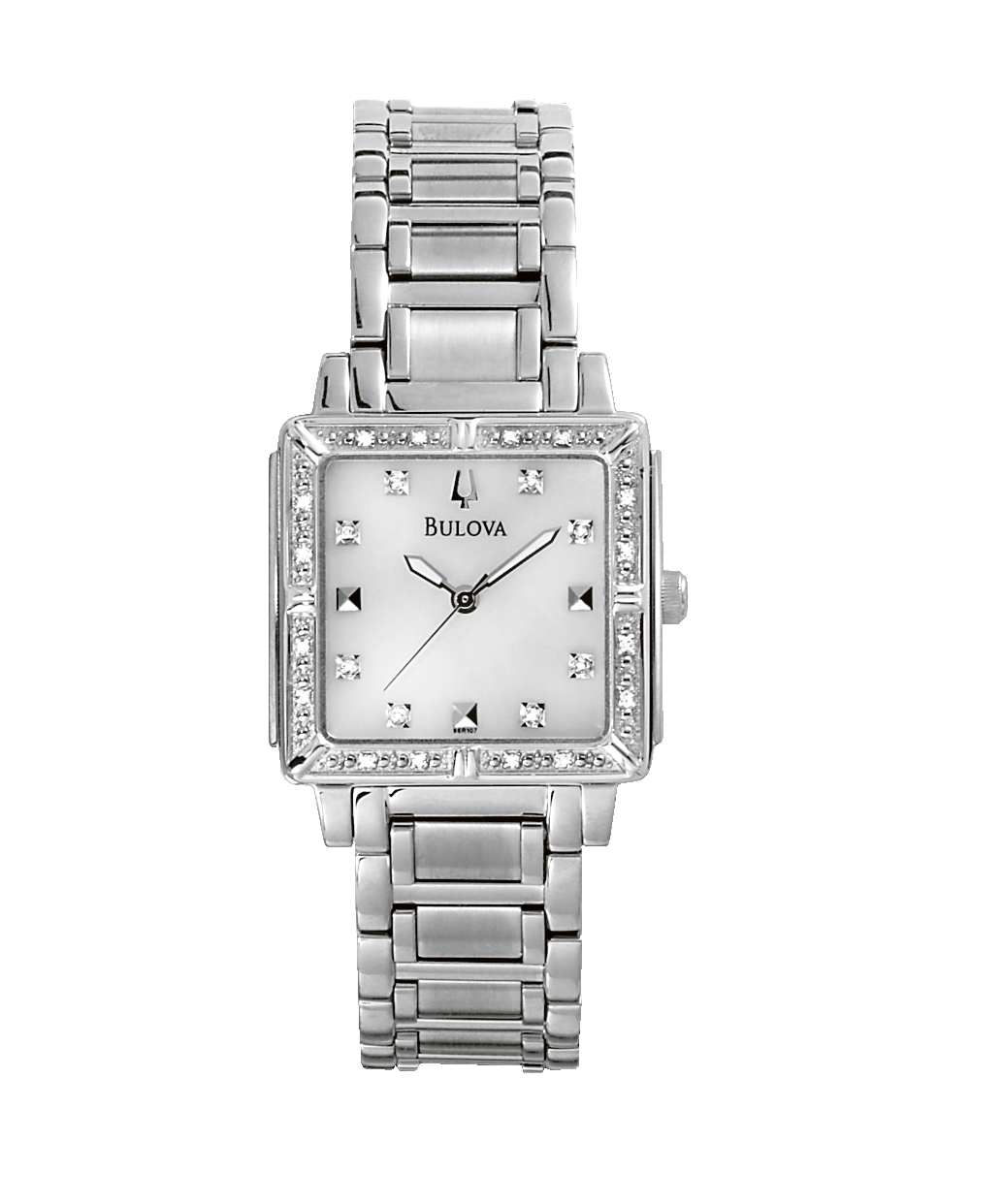 Women's Diamond Accented Mother of Pearl Dial Watch