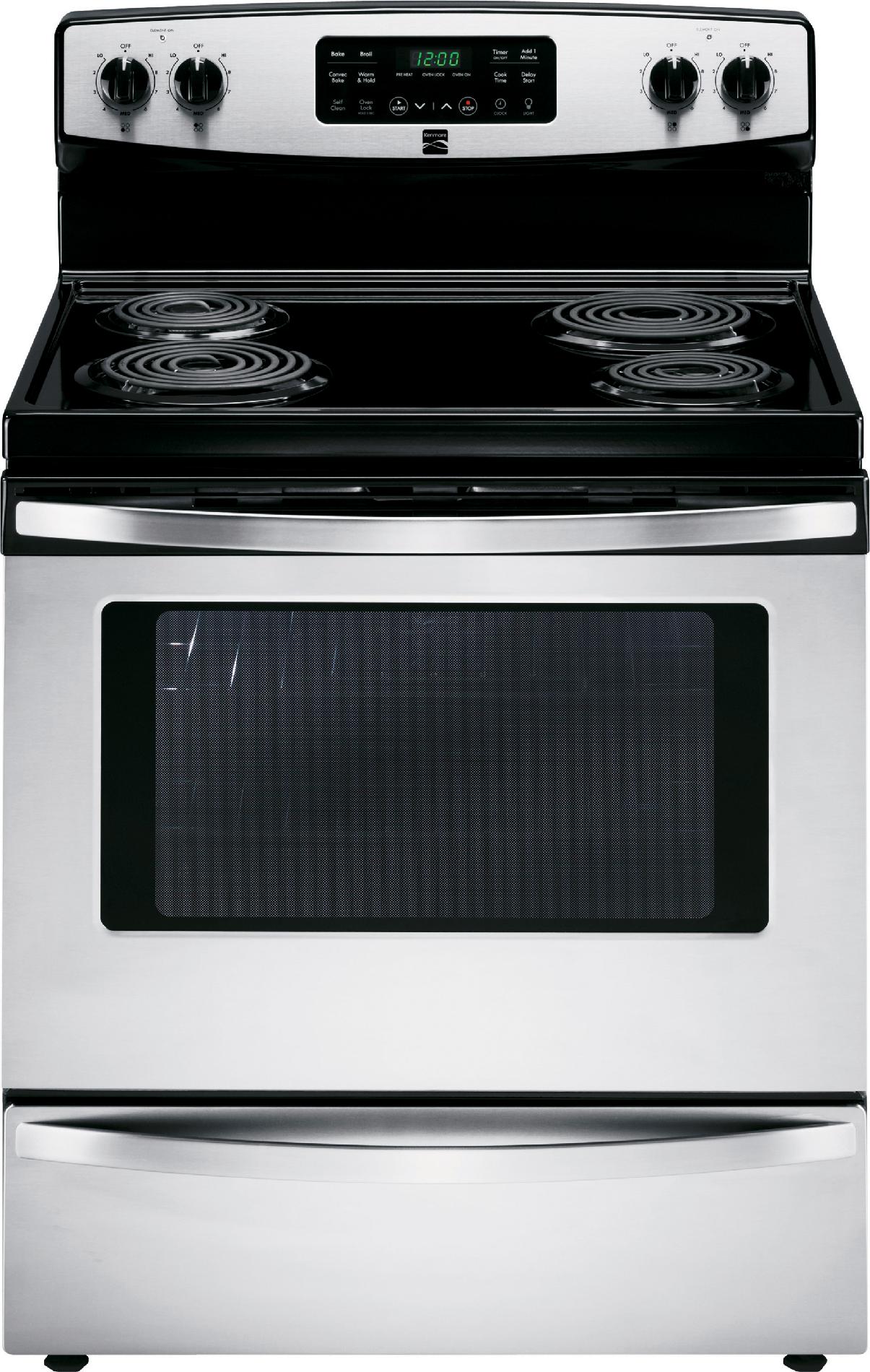 Kenmore 5.4 Cu. Ft. Selfcleaning Electric Range Stainless Steel