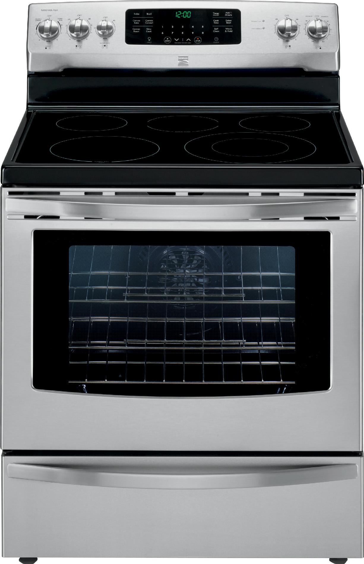 Sears deals on Kenmore  5.7 cu. ft. Electric Range w/ True Convection Stainless Steel