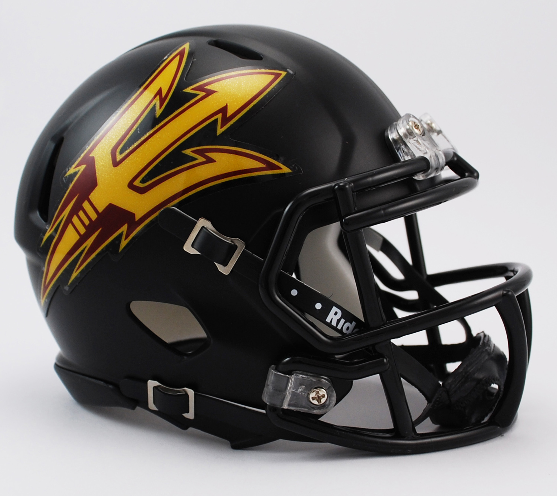 Arizona State Matte Black Speed Mini Helmet
