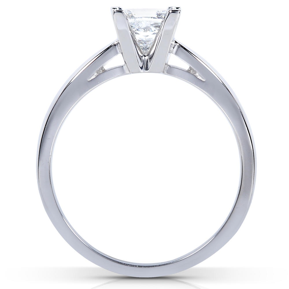 Princess Cut Diamond Solitaire Engagement Ring 3/4 Carat (ct. tw) in 14k White Gold