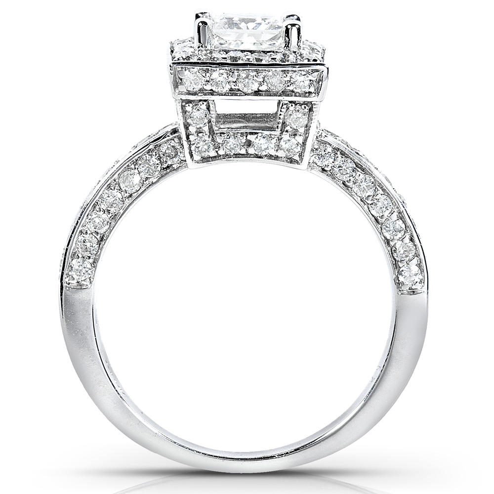 Diamond Engagement Ring 1 1/2 carat (ct.tw) in 14k White Gold