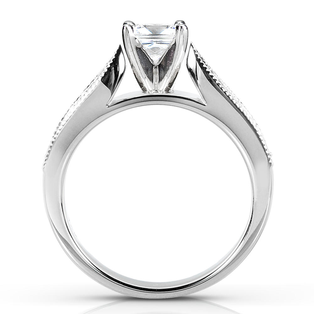 Princess Diamond Engagement Ring 5/8 carat (ct.tw) in 14k White Gold