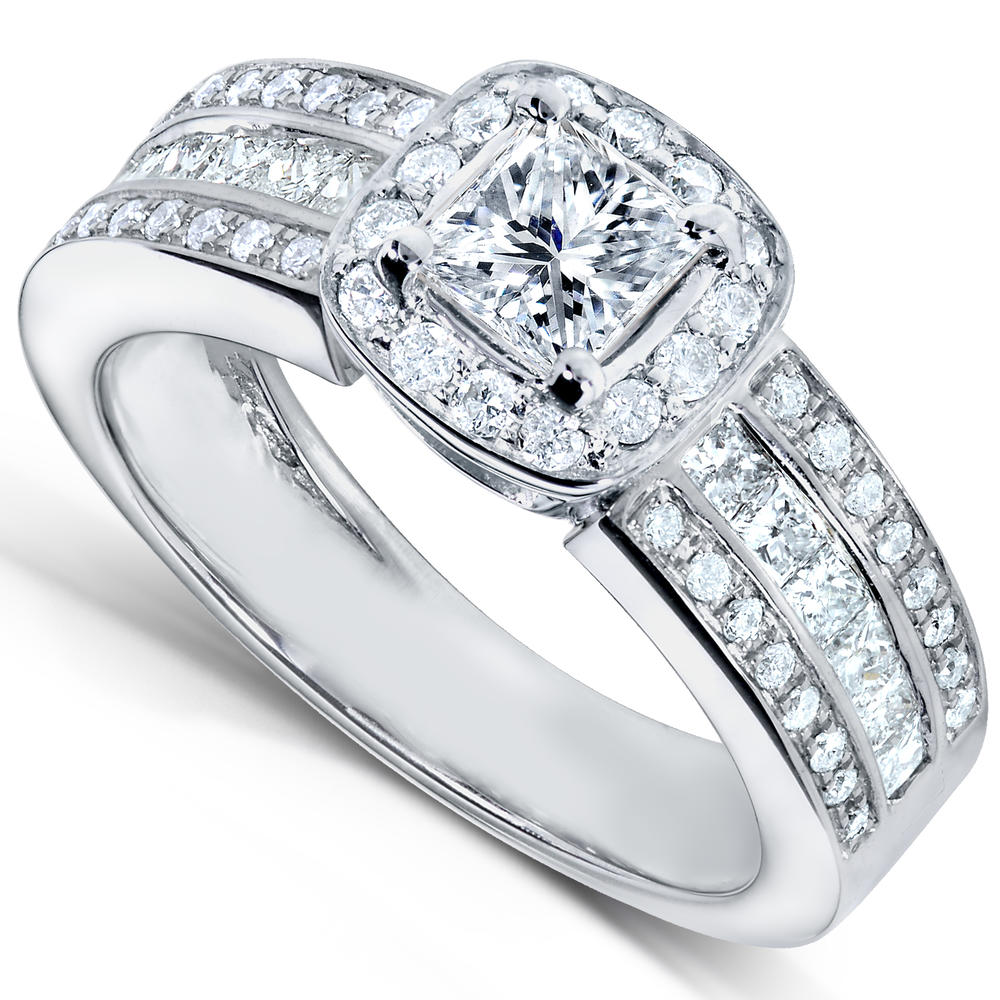 Princess Diamond Engagement Ring 1 carat (ct.tw) in 14k White Gold
