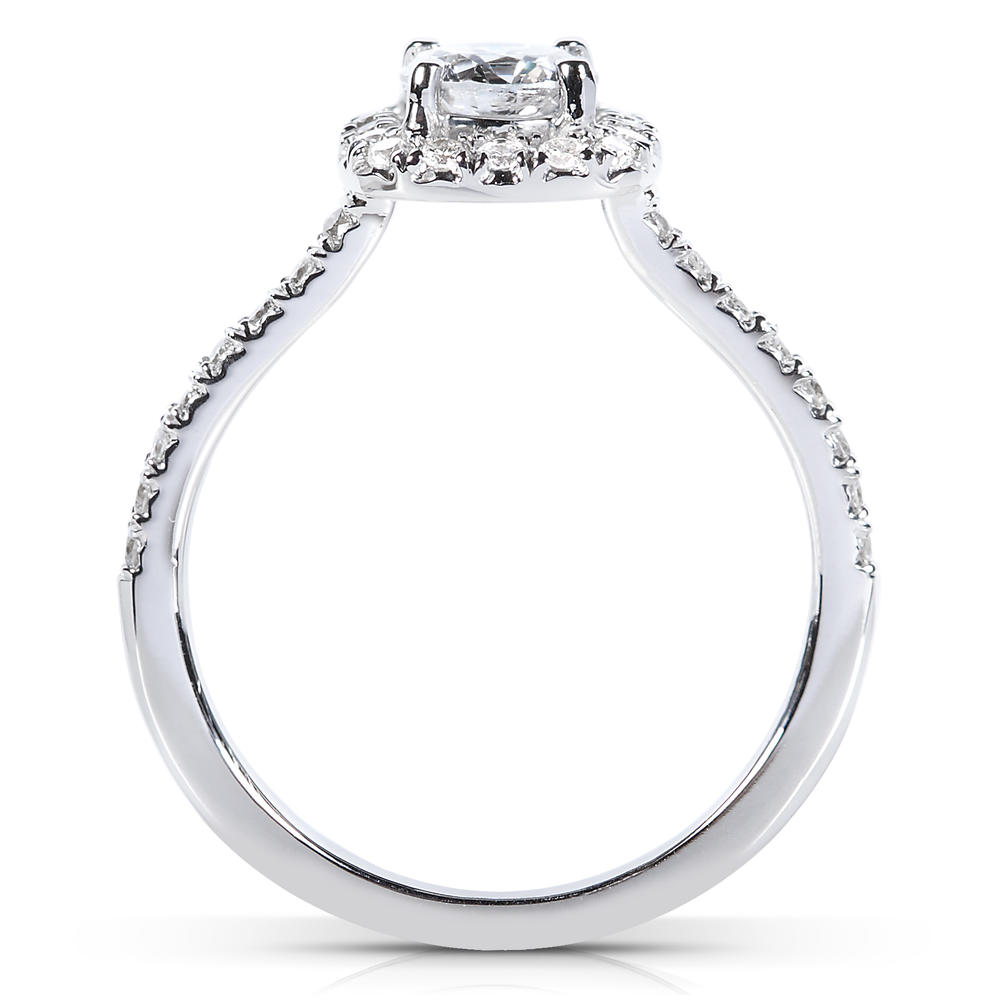 Round Diamond Engagement Ring 3/4 carats (ct.tw) in 14k White Gold
