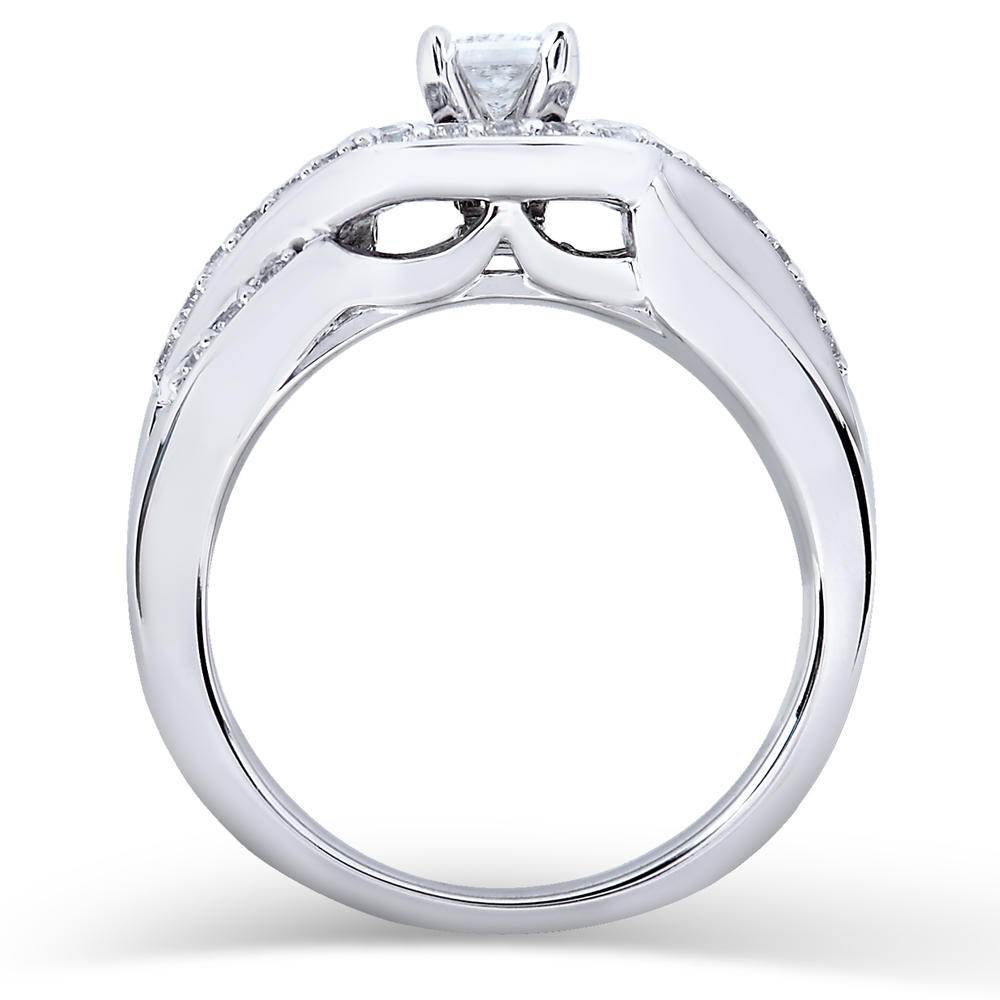 Diamond Engagement Ring 4/5 carat (ct.tw) in 14k White Gold