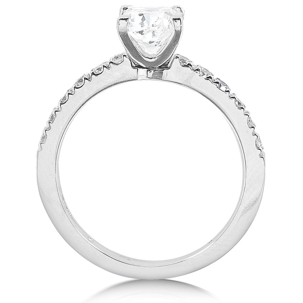 Diamond Engagement Ring 3/5 Carat (ct.tw) in 14K White Gold