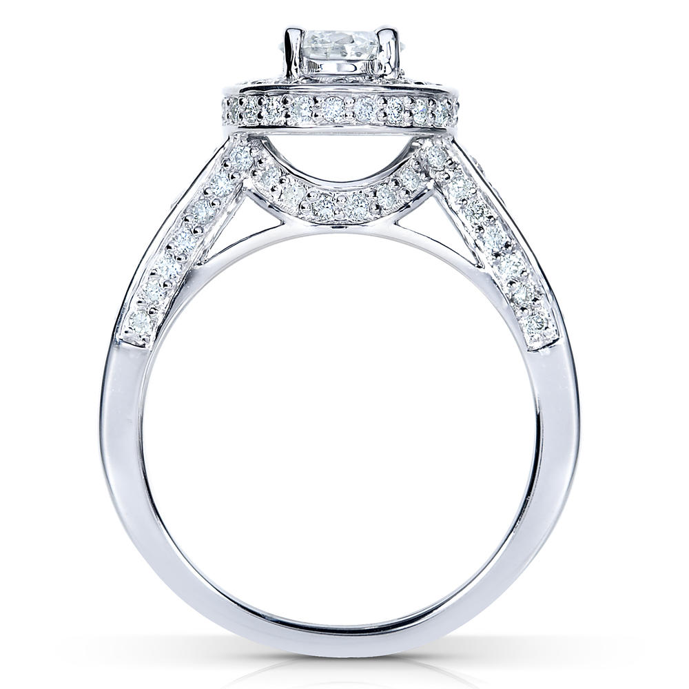 Round Diamond Engagement Ring 1 carat (ct.Tw) in 14k White Gold
