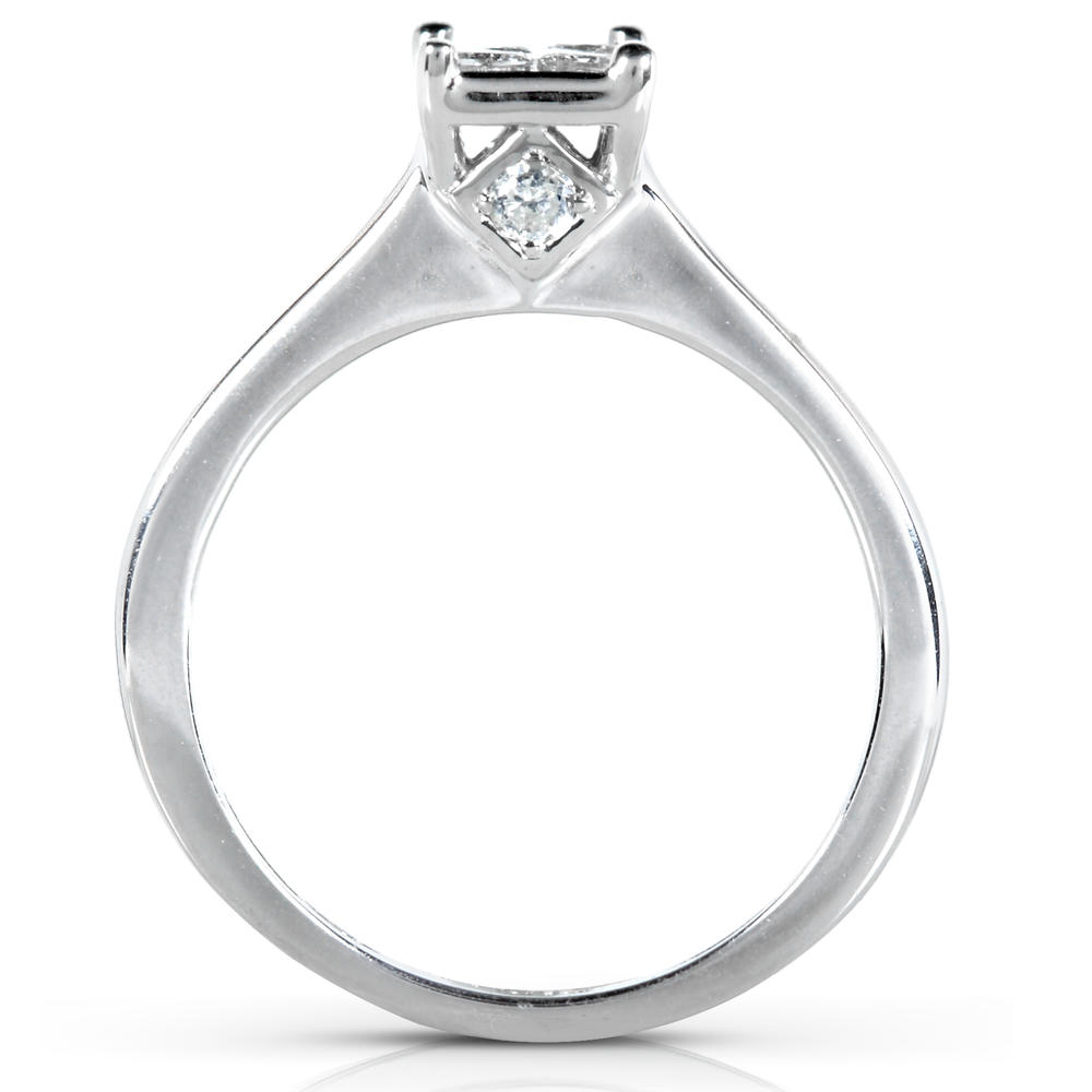 Diamond Engagement Ring 1/2 carat (ct.tw) in 14k White Gold