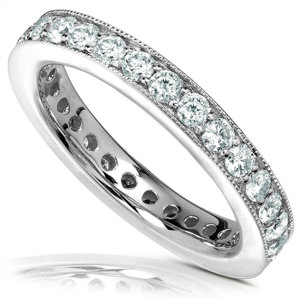 Diamond Eternity Wedding Band 1 carat (ct.tw) in 14K White Gold