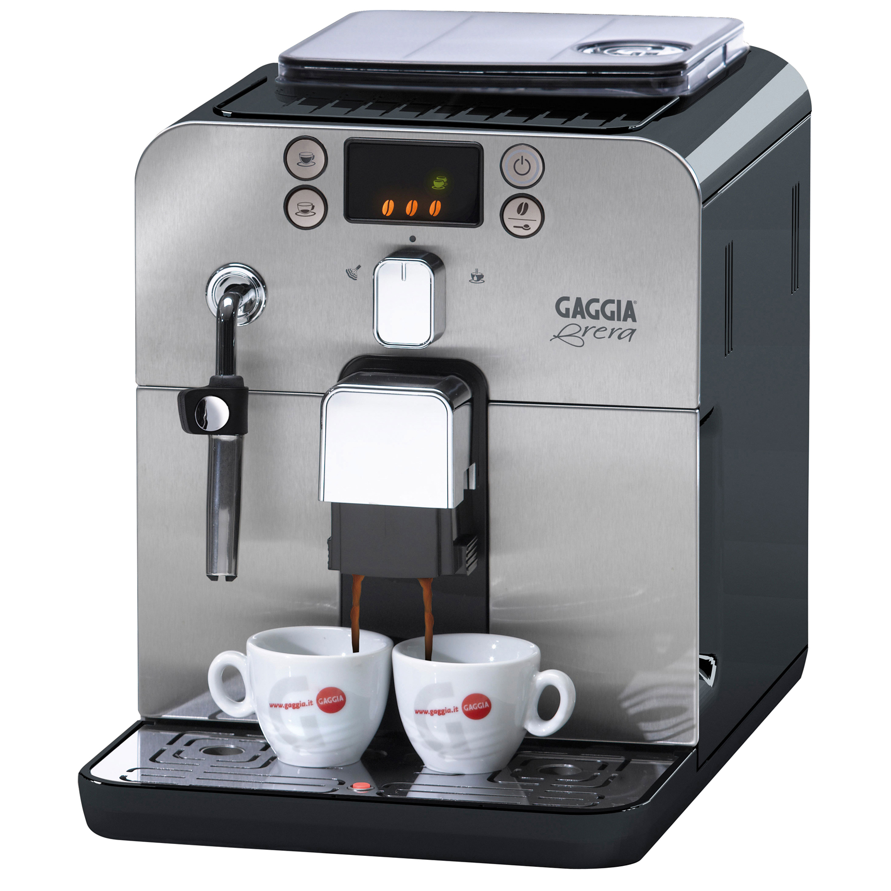 Brera Black Super Automatic Espresso Machine