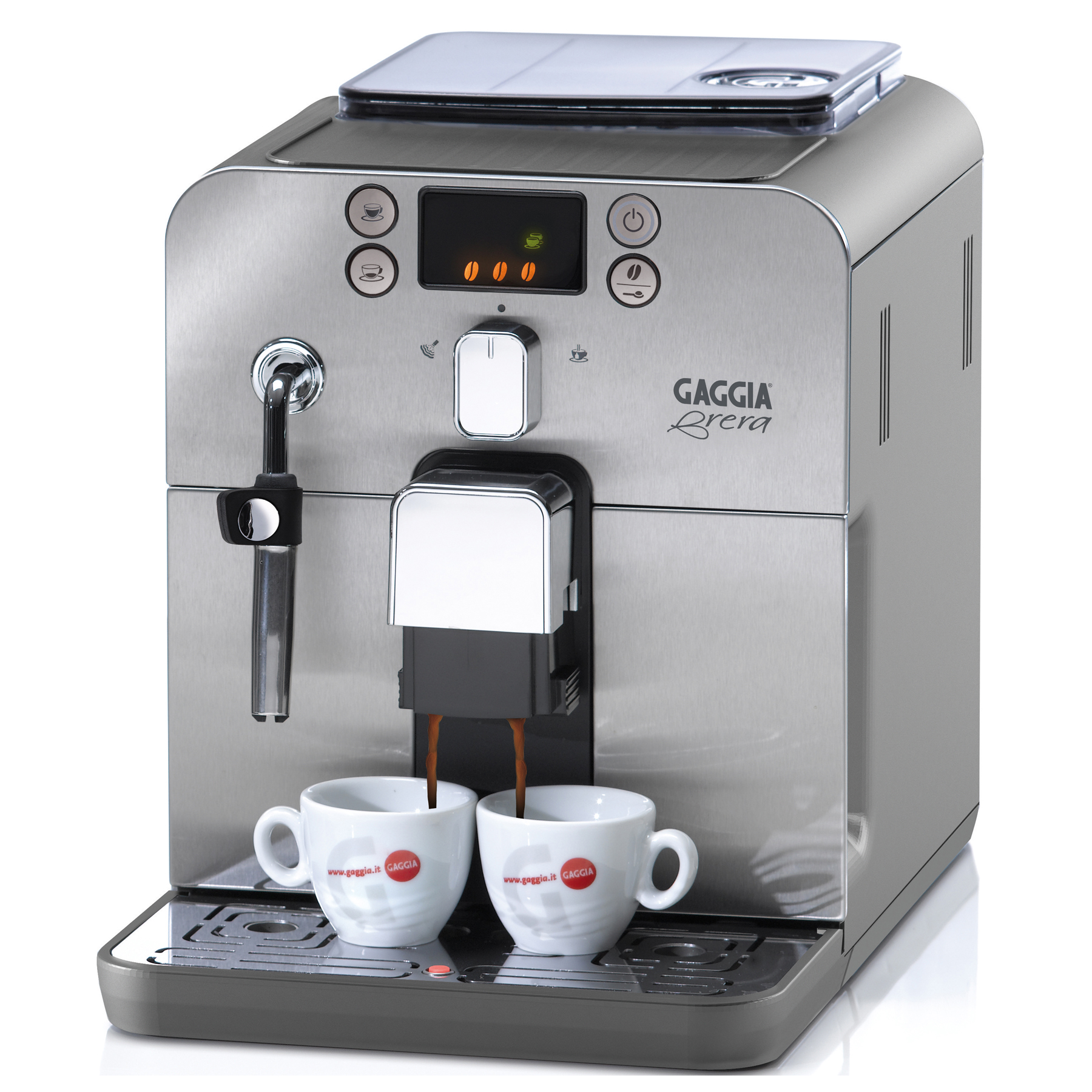 Brera Silver Super Automatic Espresso Machine