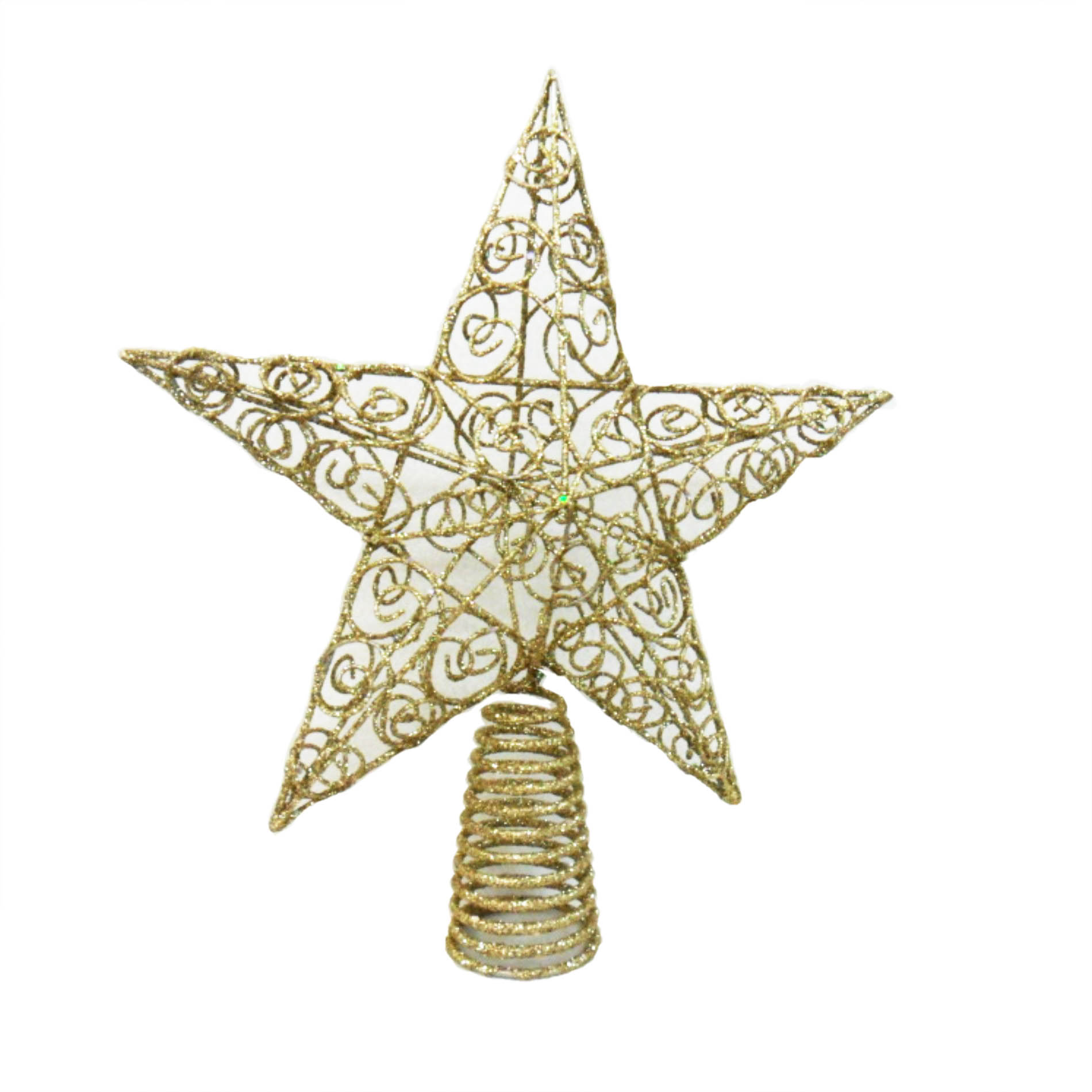 Tree Tops Wire Star - Gold