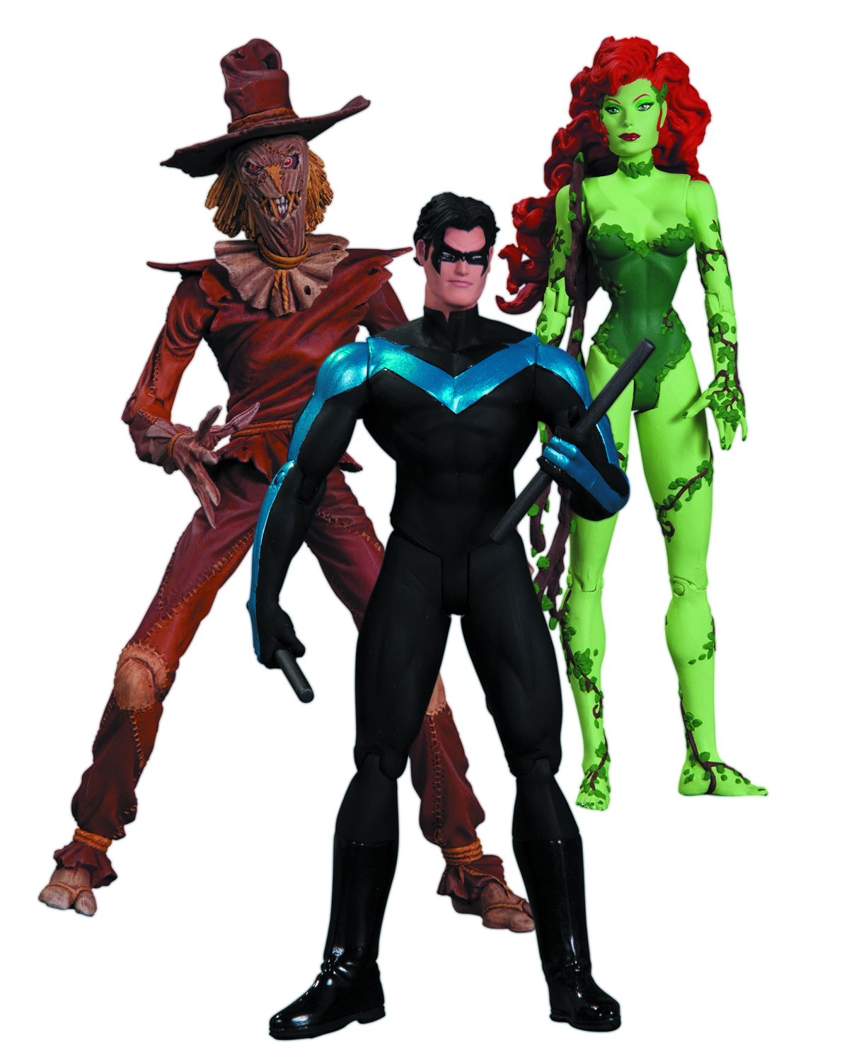 BATMAN HUSH: SCARECROW NIGHTWING POISON IVY ACTION FIGURE 3 PACK