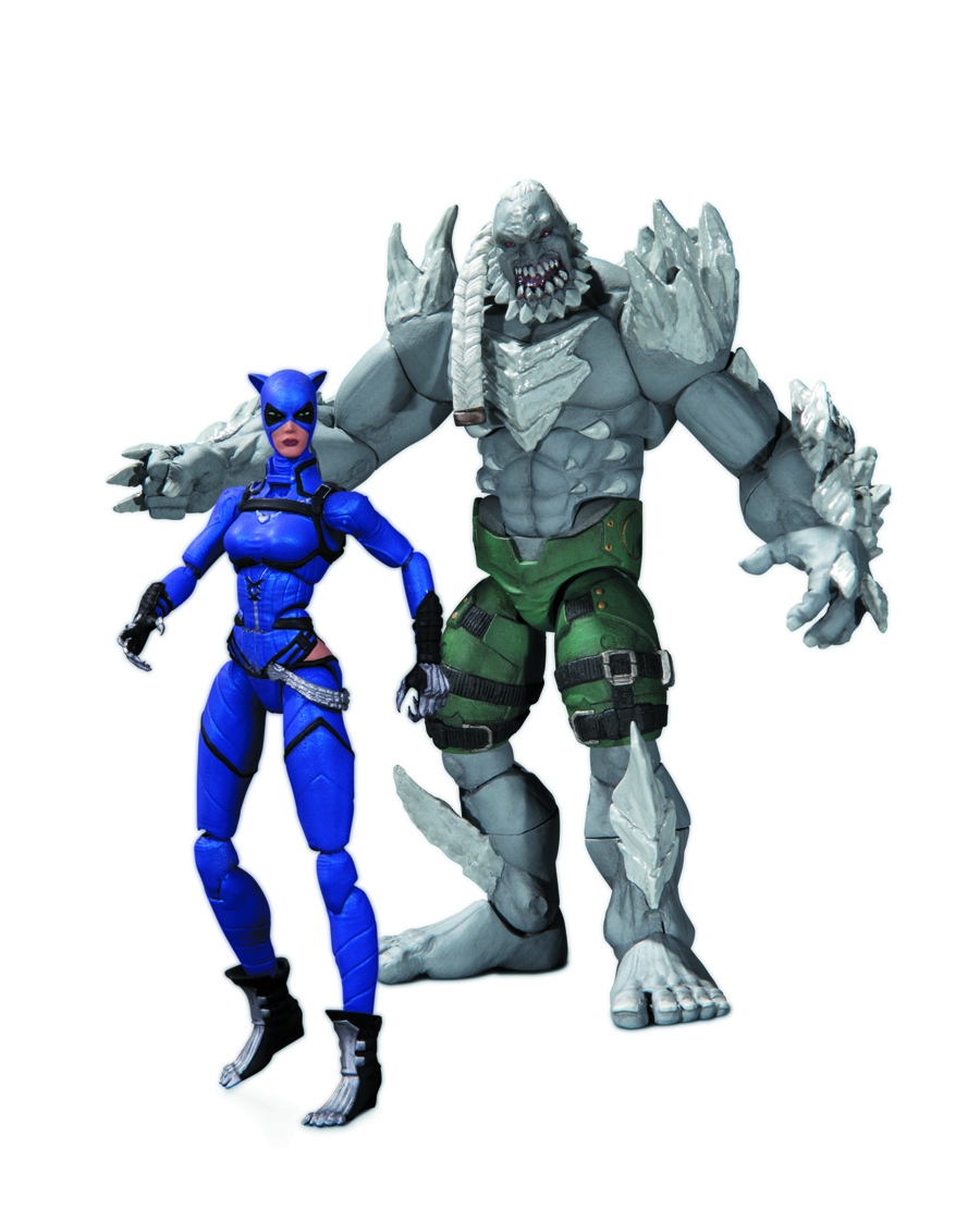 INJUSTICE CATWOMAN VS DOOMSDAY 2 PACK ACTION FIGURE