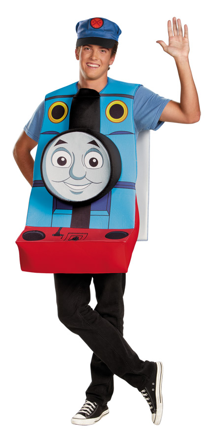 Men&#8217;s Thomas The Train Halloween Costume Size: XL