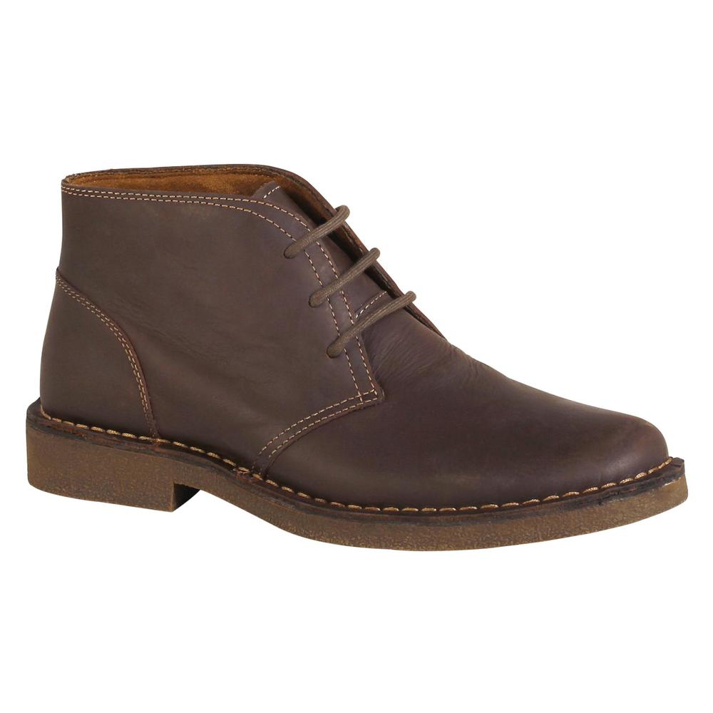 Men's Tussock Casual Lace-Up Ankle Boot - Brown