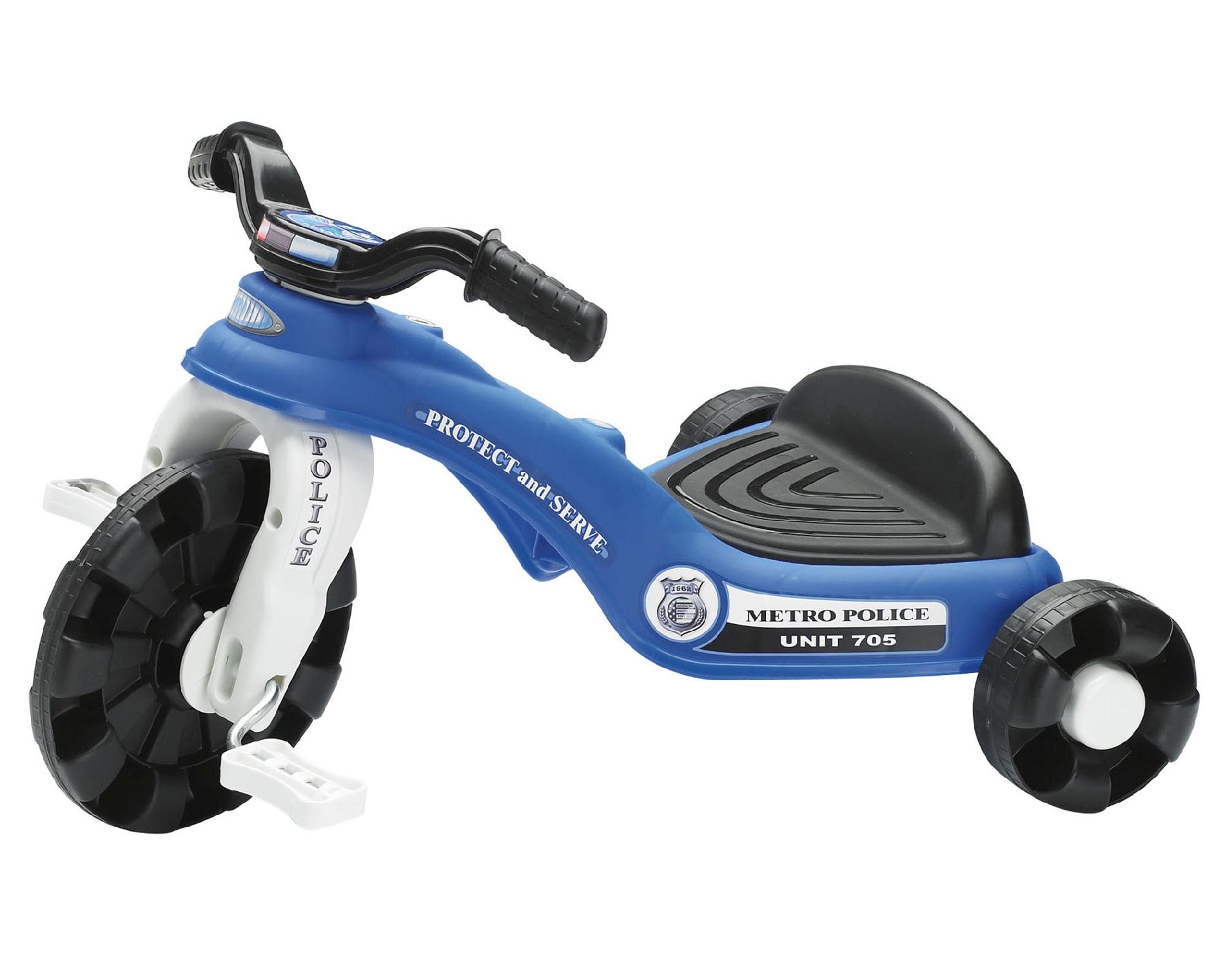 American Plastic Toys Police Tricycle