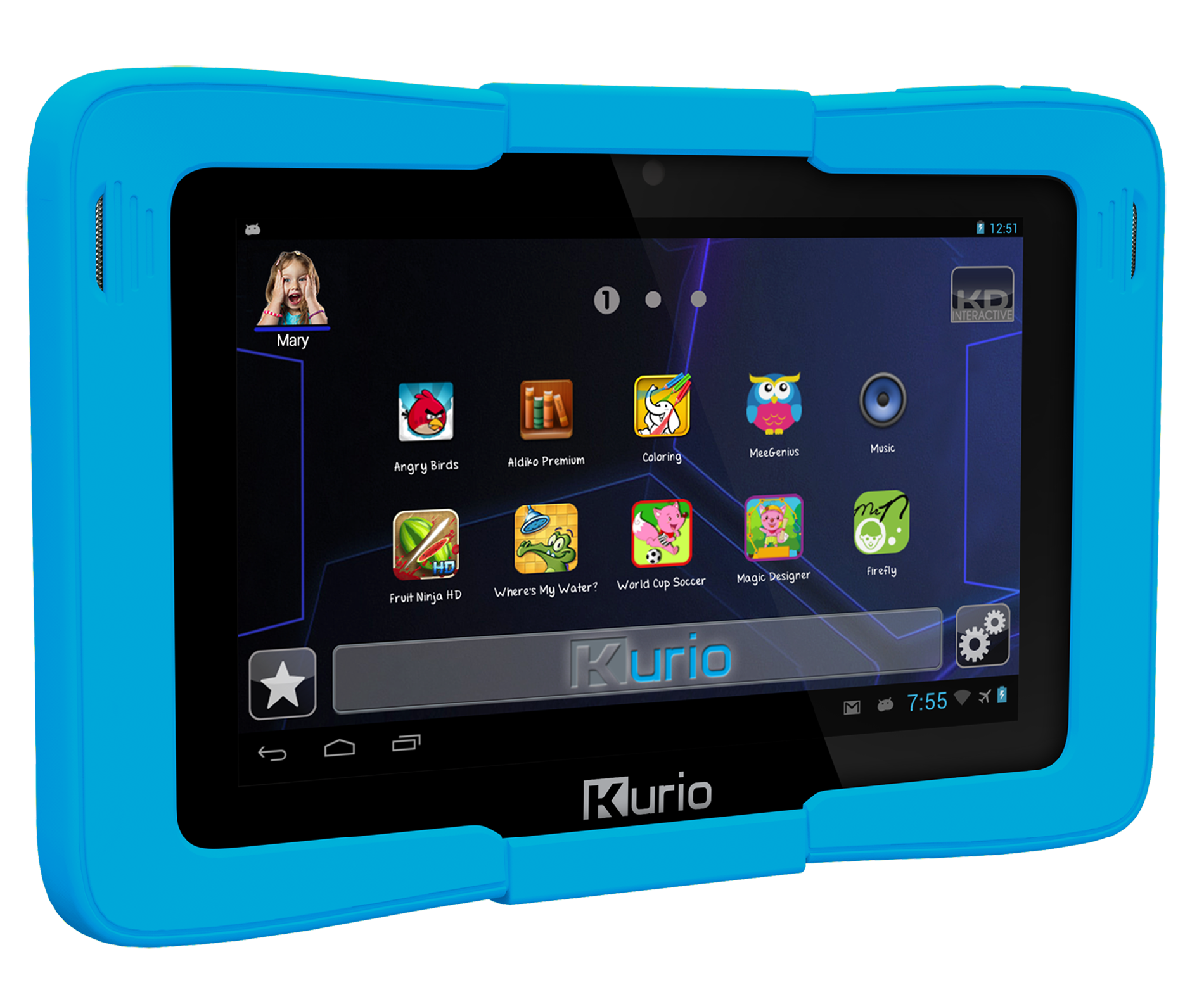 Kurio Touch 4S Android Handheld Black Toys & Games Learning