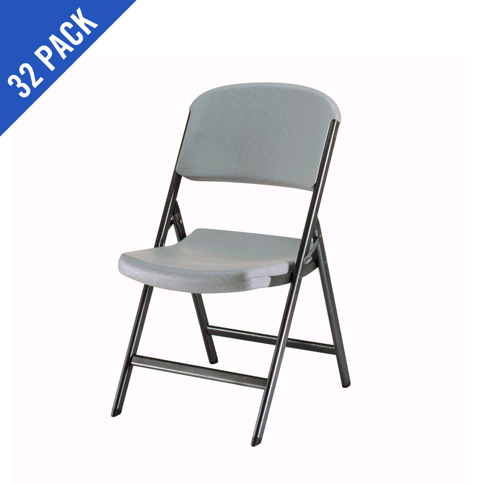 Lifetime Commercial Contoured Folding Chair 32 Pack (Putty) Shop Your