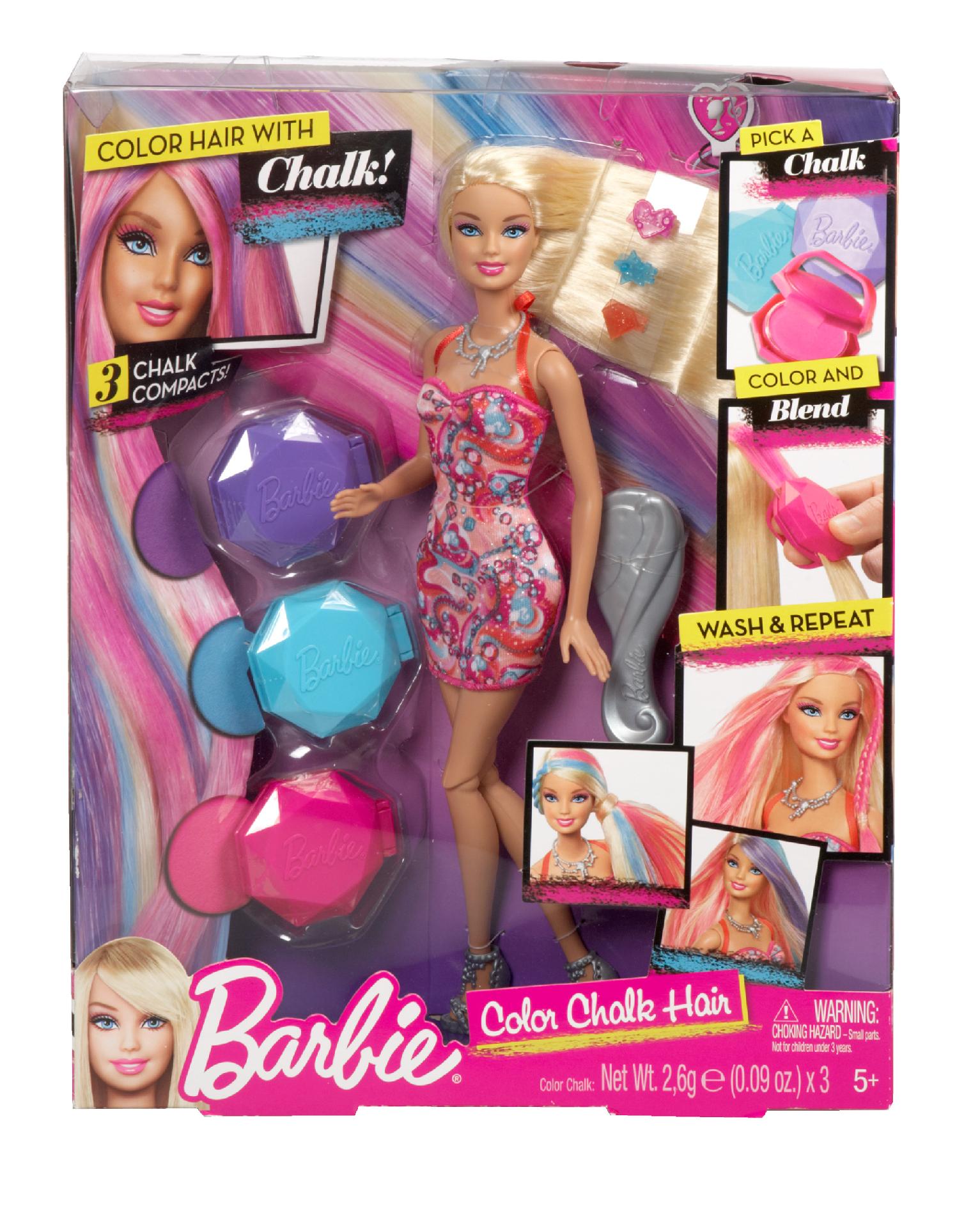 Barbie Color Chalk Hair Doll - Toys & Games - Dolls ...