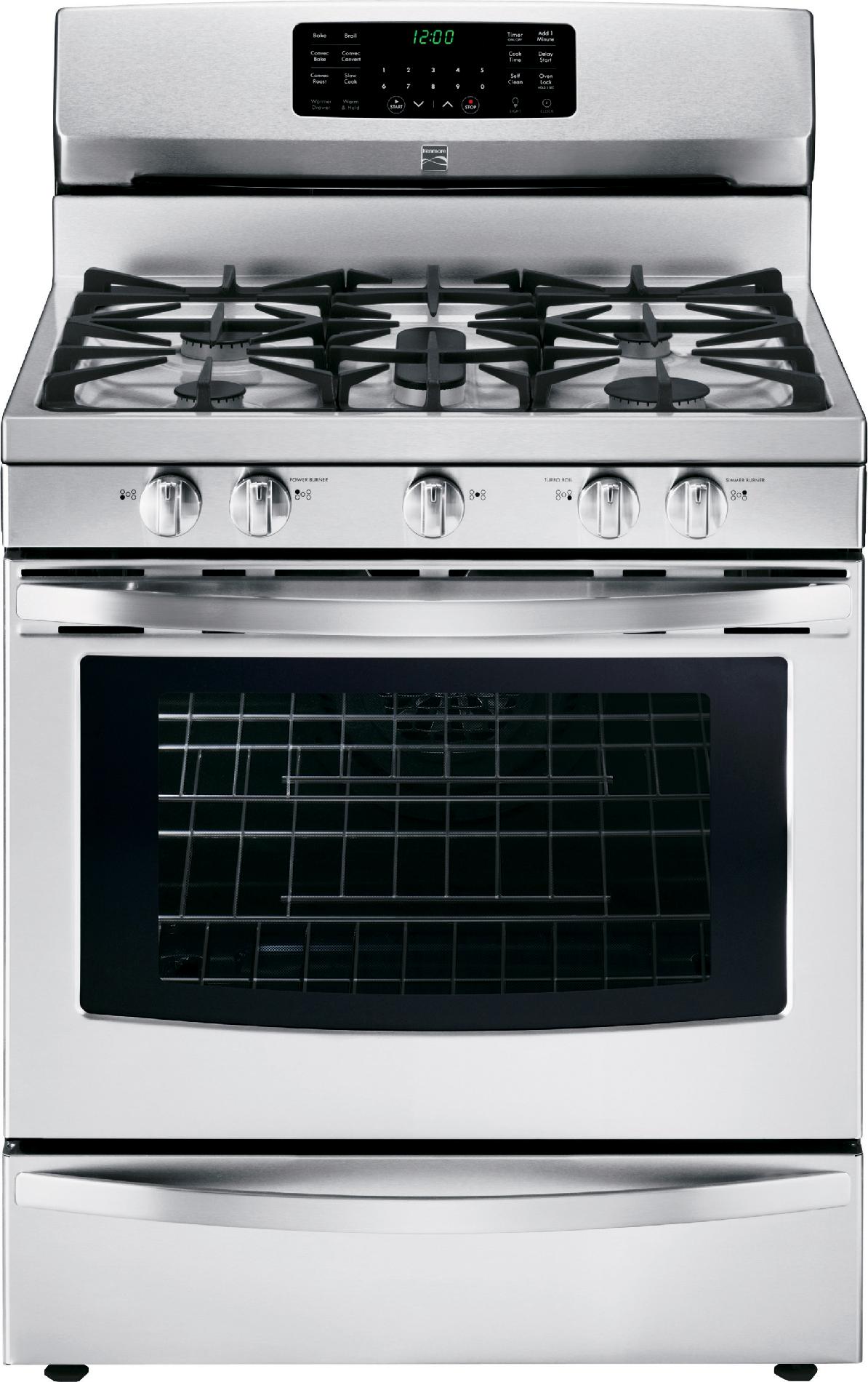 Kenmore 5.6 cu. ft. Gas Range w/ Convection Oven - Stainless Steel