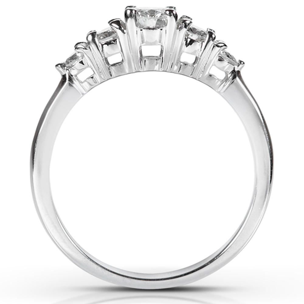 Diamond Engagement Ring and Wedding Band Set 1 carat (ct.tw) in 14k White Gold