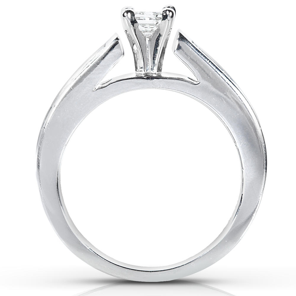 Diamond Engagement Ring & Wedding Band Set 1 1/3 Carat (ct.tw) in 14K White Gold