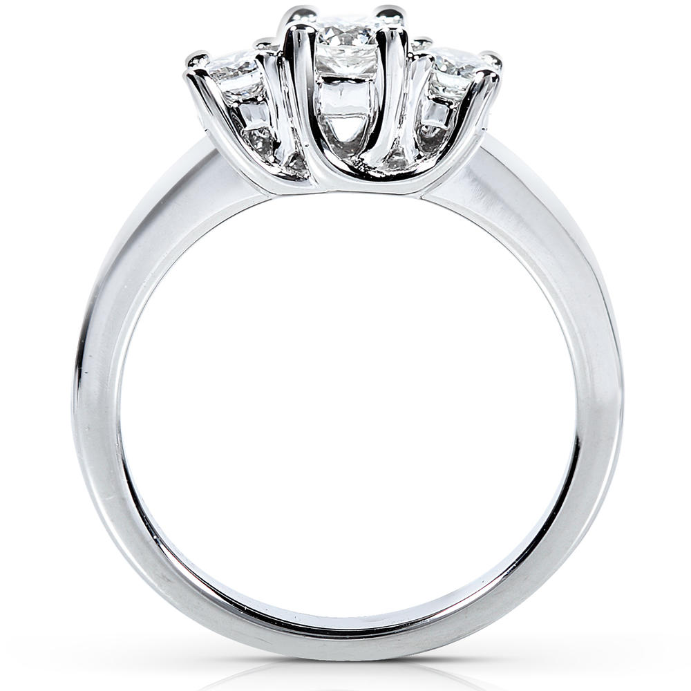 Diamond Wedding Set 5/8 carat (ct.tw) in 14K White Gold