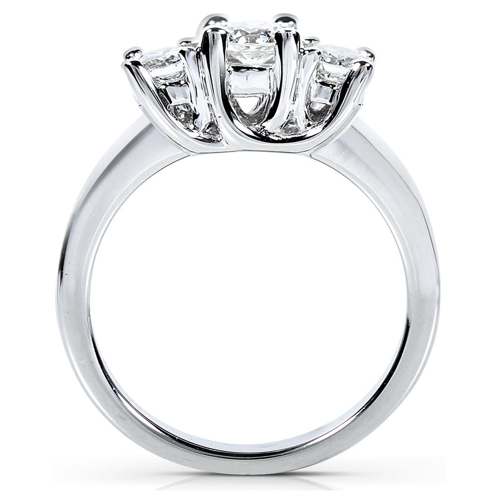 Diamond Wedding Set 7/8 carat (ct.tw) in 14K White Gold