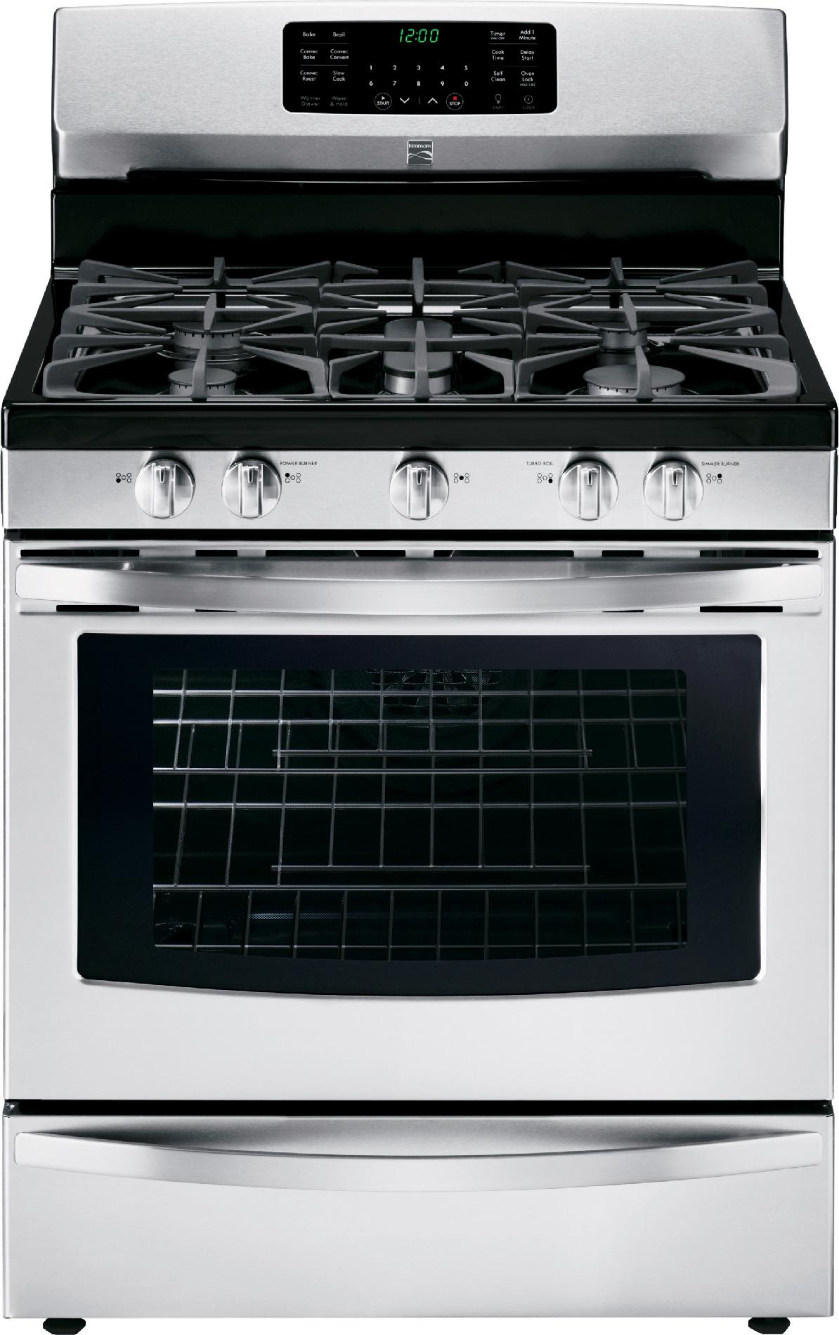 Kenmore 30 Freestanding Gas Range w/ Convection Oven - Stainless Steel
