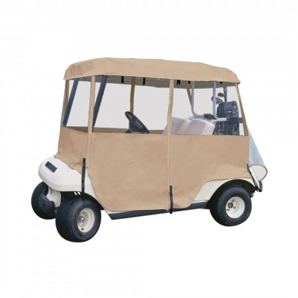 2 Person Deluxe 4 Sided Golf Car Enclosure